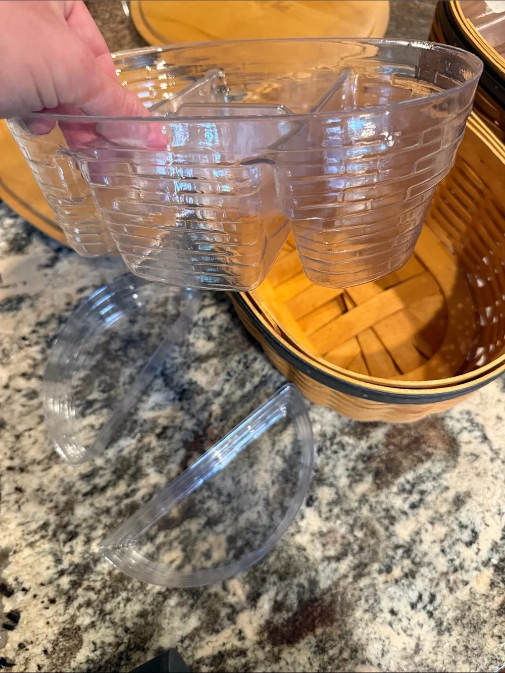 Longaberger Collector's Club Harmony Baskets - set of 2